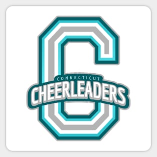 Connecticut Cheerleader Sticker